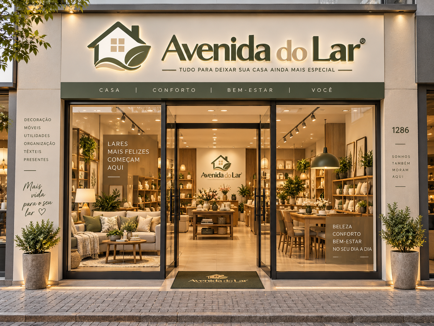 Fachada Avenida do Lar